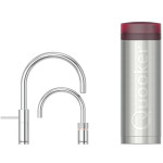 QUOOKER kokend water kraan PRO3 Nordic Round Twintaps Chroom