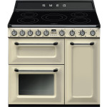 SMEG fornuis inductie crème TR93IP2