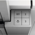 AEG DPE5950M vlakscherm afzuigkap - rvs-look - 90 cm breed