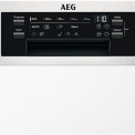 AEG FEE74716PM inbouw vaatwasser met besteklade - half geintegreerd