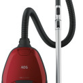 AEG VX82-1-2CR rode stofzuiger met stofzak - zeer stil 57 dB