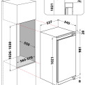 Bauknecht KSI 10GF2 koelkast inbouw