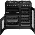 Belling COOKCENTRE 90DF BLK fornuis