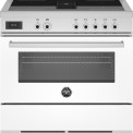 Bertazzoni PROCH94I1EBIT Air-Tec inductie fornuis met afzuiging (kookveldafzuiging) - wit