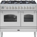 Boretti VPNR104IXG fornuis gasoven roestvrijstaal