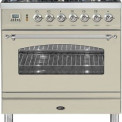 Boretti VPNR83OWG fornuis gasoven oud-wit