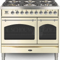 Boretti VPNR946OWG fornuis gasoven oud-wit