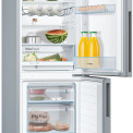 Bosch KGV33VLEA vrijstaande koelkast rvs-look