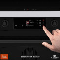 Elementi di Cucina EC9036-ZW-IX-B inductie fornuis - klassiek - zwart/rvs