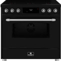 Elementi di Cucina EC9036-ZW-S inductie fornuis - klassiek - zwart