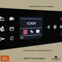 Elementi di Cucina EM9036-MZ-IX-B inductie fornuis - modern - mat zwart