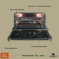 Elementi di Cucina EM9036-WT-IX-B inductie fornuis - modern - wit