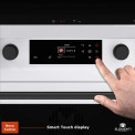 Elementi di Cucina EM9036-WT-IX-B inductie fornuis - modern - wit