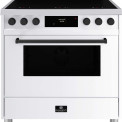 Elementi di Cucina EM9036-WT-IX-B inductie fornuis - modern - wit