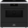 Elementi di Cucina IM9034-MZ-IX-B inductie fornuis met afzuiging - mat zwart