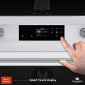 Elementi di Cucina IM9034-WT-IX-S inductie fornuis met afzuiging - wit