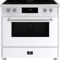 Elementi di Cucina IM9034-WT-IX-S inductie fornuis met afzuiging - wit