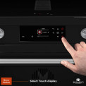 Elementi di Cucina IM9034-ZW-S inductie fornuis met afzuiging - zwart