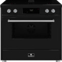 Elementi di Cucina IM9034-ZW-S inductie fornuis met afzuiging - zwart