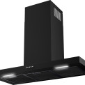 Etna AB390ZT wand afzuigkap - 90 cm. - zwart
