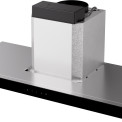 Etna AB791RVS wand afzuigkap - blokline - 90 cm. - rvs