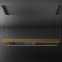Falmec LIGHT120BR eiland afzuigkap - 120 cm breed - brons