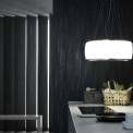Falmec SOFFIO58W eiland afzuigkap - wit glas - 85 cm breed