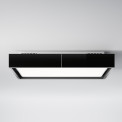 Falmec VEGA115BL eiland afzuigkap - zwart glas - 115 cm breed