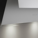 Falmec VERSO55W wand afzuigkap - wit glas - 55 cm breed