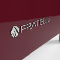 Fratelli VE2960I5FEMBUCR inductie fornuis - wijn rood - klassiek design