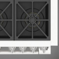 Fulgor Milano FSRC 4807 2P MK 2F X gas fornuis - 121,6 cm. breed - rvs