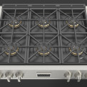 Fulgor Milano FSRT 3606 G X tussenbouw gas kookplaat