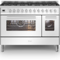 Ilve L128WMP/WH fornuis wit - 120 cm. breed