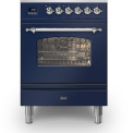 Ilve P06NE3/MB fornuis blauw - 60 cm. breed