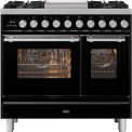 Ilve PD09FWE3/BK fornuis zwart - 90 cm. breed