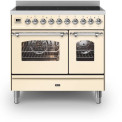 Ilve PDI096NE3/AWP fornuis inductie - chroom