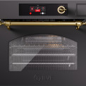 Ilve 645SNHSW/MGC combi-stoomoven met magnetron inbouw grafiet