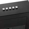Inventum AKO6015ZWA zwarte onderbouw afzuigkap