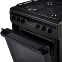 Inventum VFG6034WGZWA gas fornuis - mat-zwart