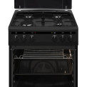 Inventum VFG5020GZWA gas fornuis - zwart - 50 cm breed