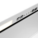 Novy 26080 inbouw afzuigkap - Vision - wit glas - 90 cm. breed