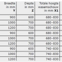 Opera PALMA 10I1200B eiland afzuigkap - 120 cm. breed