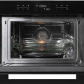 Pelgrim OM140GLS inbouw combi-magnetron - zwart