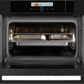 Pelgrim OVS834MAT inbouw combi-stoomoven - mat-zwart