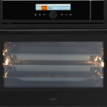 Pelgrim OVS834MAT inbouw combi-stoomoven - mat-zwart