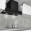 Siemens LJ67BAM60 inbouw afzuigkap - blokdesign - zwart