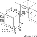 Siemens SN63HX01AN inbouw vaatwasser - zeer stil 42 dB