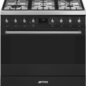 Smeg C9GMMBNLK2 gas fornuis - mat zwart