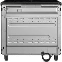 De achterzijde van de Smeg C9IMN2 met onderin weergegeven de locatie van het perilex snoer (apart bij te bestellen)