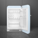 Smeg FAB10HRPB6 retro jaren 50 koelkast - pastelblauw - tafelmodel